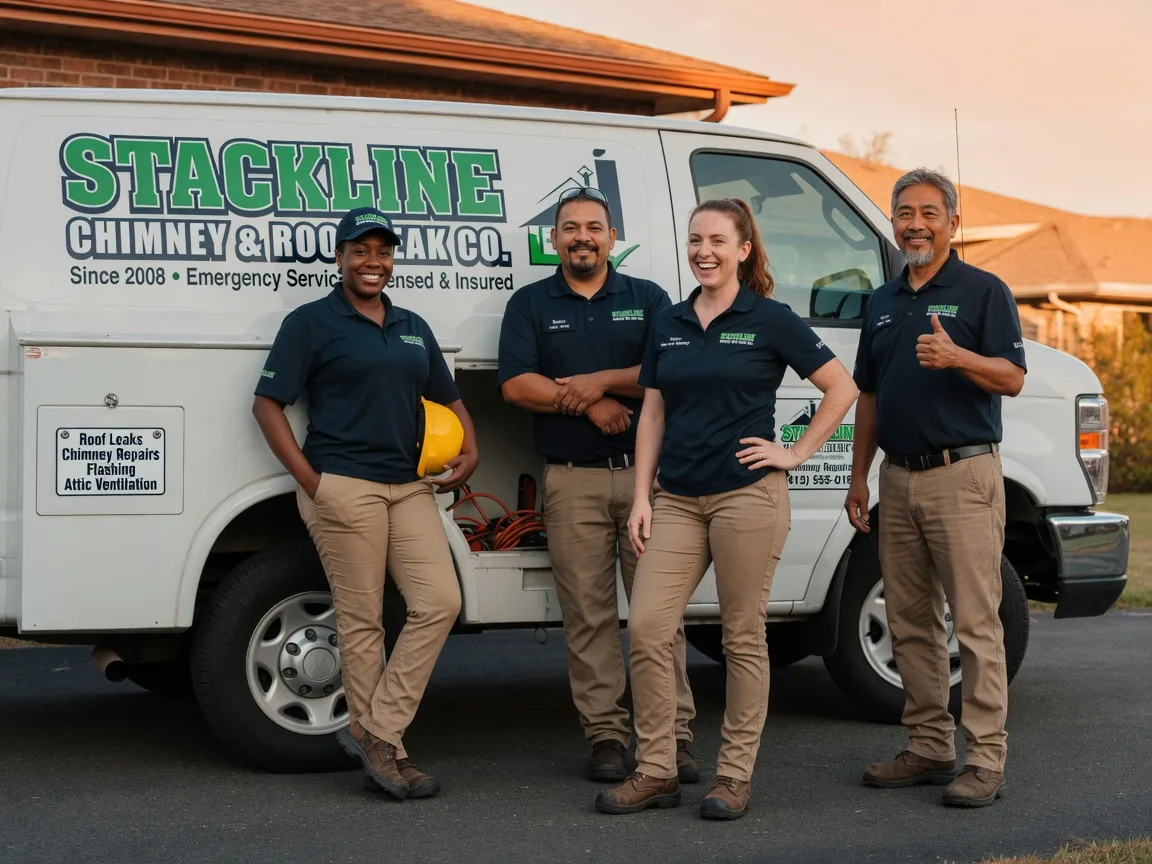 Chimney flashing repair company in Sunset, LA